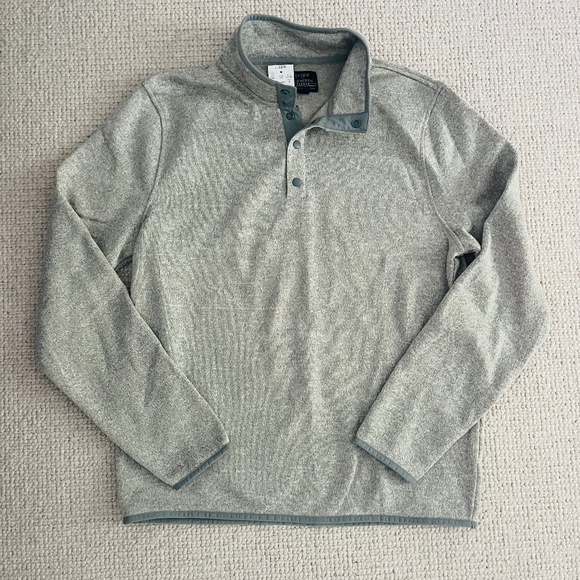 J Crew Men’s Pullover Fleece (M) NWT - Picture 1 of 8